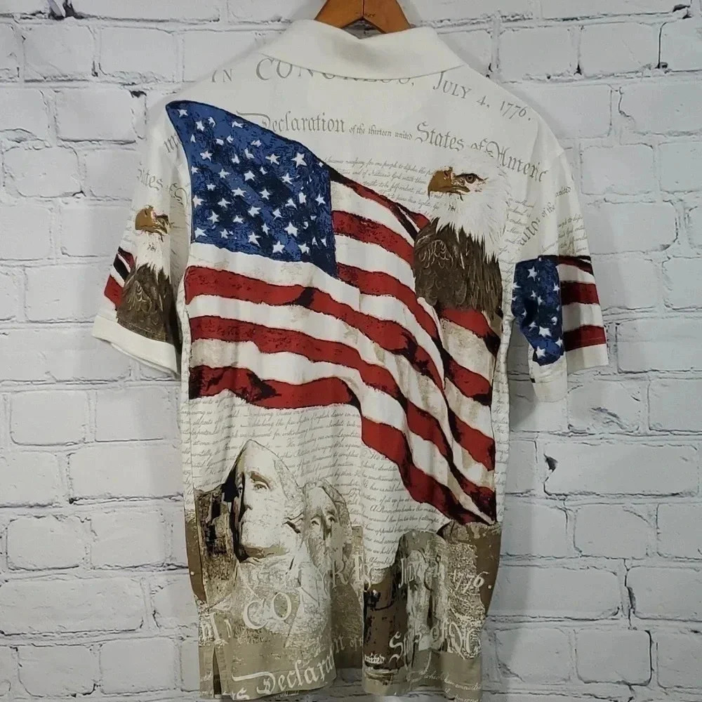 American Summer Clothing Company Men’s Polo Shirt Size M - Picture 7 of 14